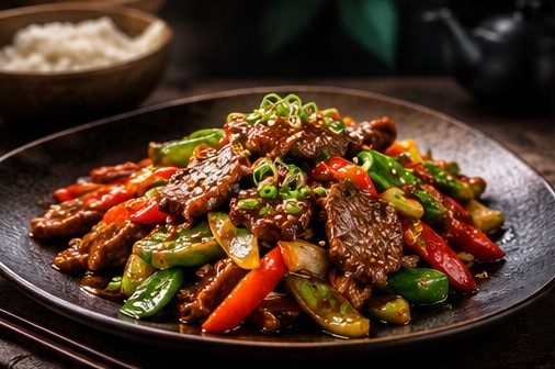 Beef Fillet in Black Pepper Sauce